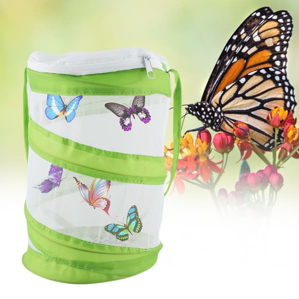 Mini Folding Portable Durable Ventilated Butterfly Habitat Breeding Cage