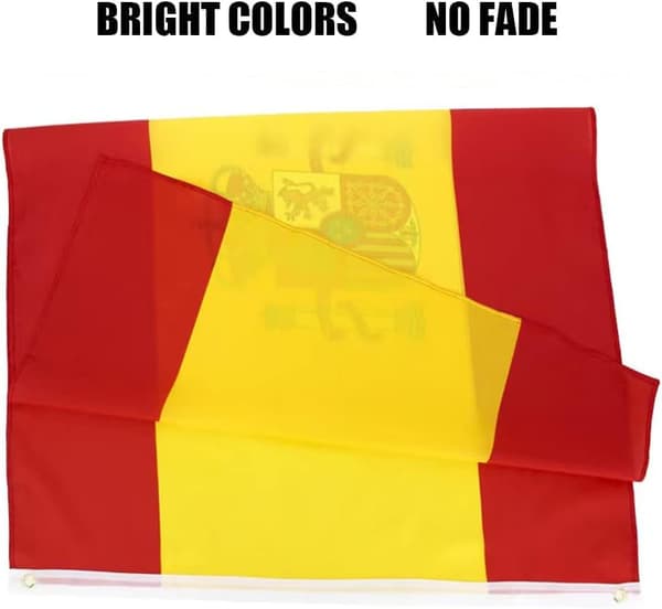 ##/Espanjan lippu 3x5 jalkaa ulkokäyttöön - (Espanjan lippu)##/