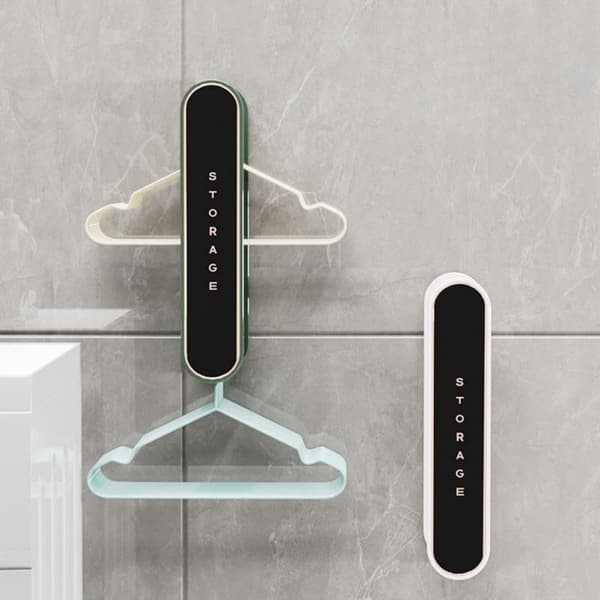 Hanger Organizer Retractable Storage Clothes Hanger Organizer Space Saving Hanger Storage Space Saving (Green/White)