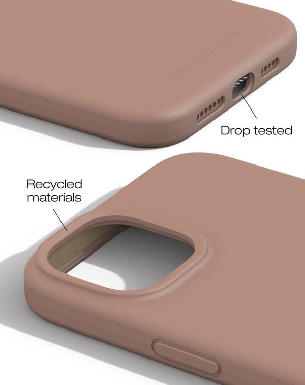 Silikondeksel iPhone 15 Plus Blush Pink Rosa pink