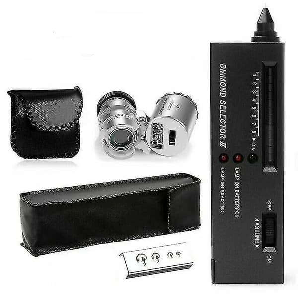 Gull Sølv Diamant Edelstener Velger Testing Digital Elektronisk Tester Kit-B2-FA-