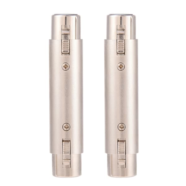 XLR hun til hun mikrofonadapter (2-pak)