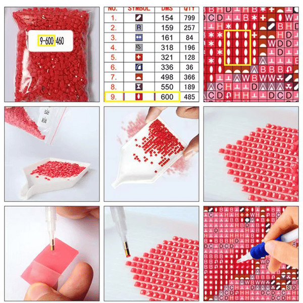 Diamantmålning DIY 5D Diamantmålning - 30x40cm - Elefant - Hög kvalitet