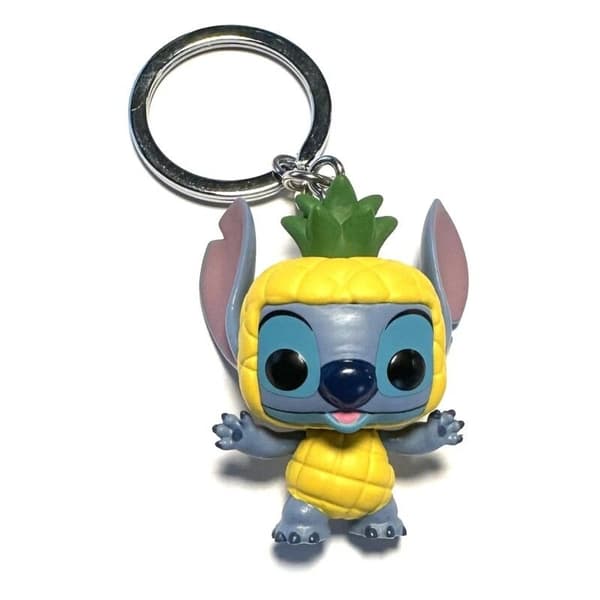Lilo & Stitch Pocket POP-nøglering - Stitch Ananas Design