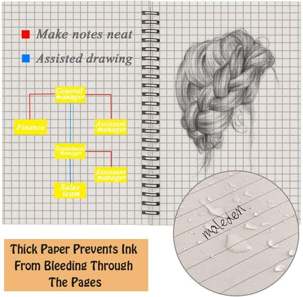 A5 Kraft Notebooks - 120 Pages/ 60 Sheets - 21 x 14 cm -