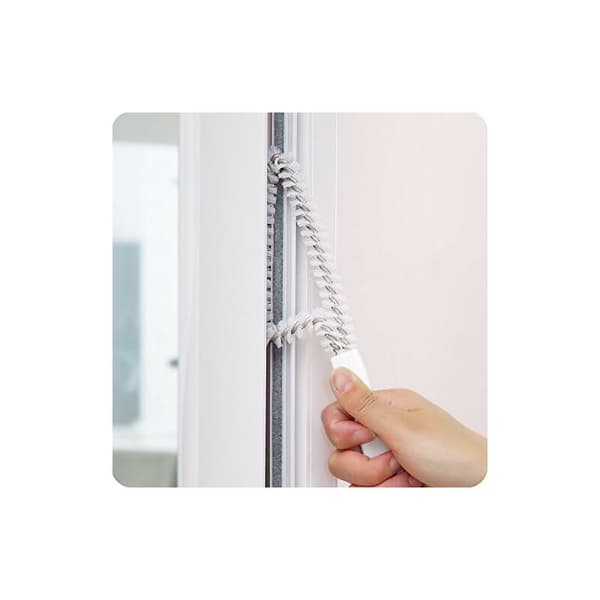 Multifunctional Window or Sliding Door Cleaning Brush