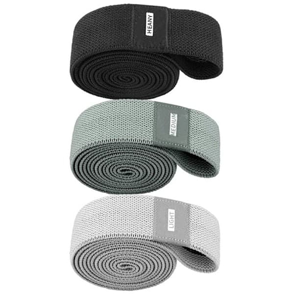 Lange Modstandsbånd til Kvinder og Mænd, Stofbånd til Pull-Up-Assistance, Elastiske Bånd til Ben, Lår, Hofter, Squats, Træning