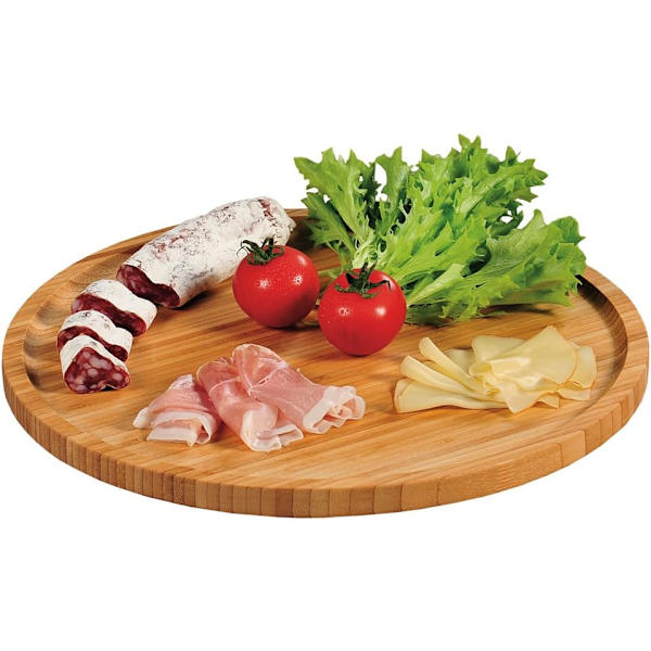 Pizza-lautanen 32cm Bambu Puulautanen Puuservis