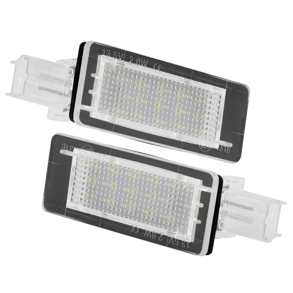 2 stk. fejlfri LED-nummerpladelys passer til Dacia Duster 2010-2015