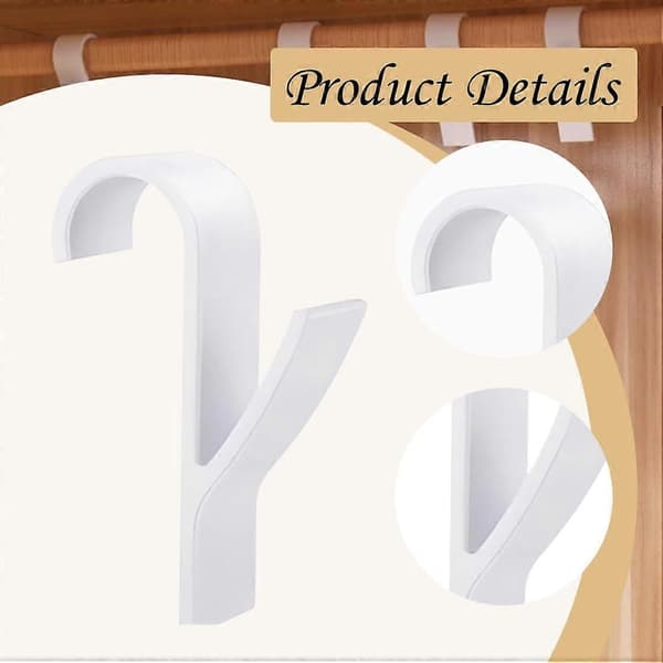 8 Pieces Radiator Hooks, White Towel Hooks, Towel Rail Radiator Hooks