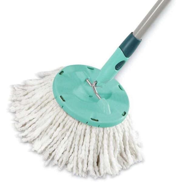 2-pak Clean Twist Disc Moppe Erstatningshoveder, Absorberende Mikrofiber til Flise- og Stengulve, Kompatible med de Fleste Mopper