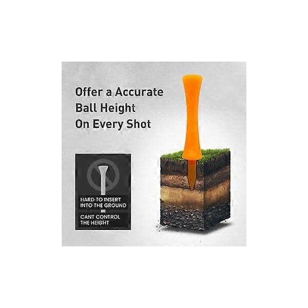 Practical and Beautiful 200-pack Castle Tees More Height 70 mm