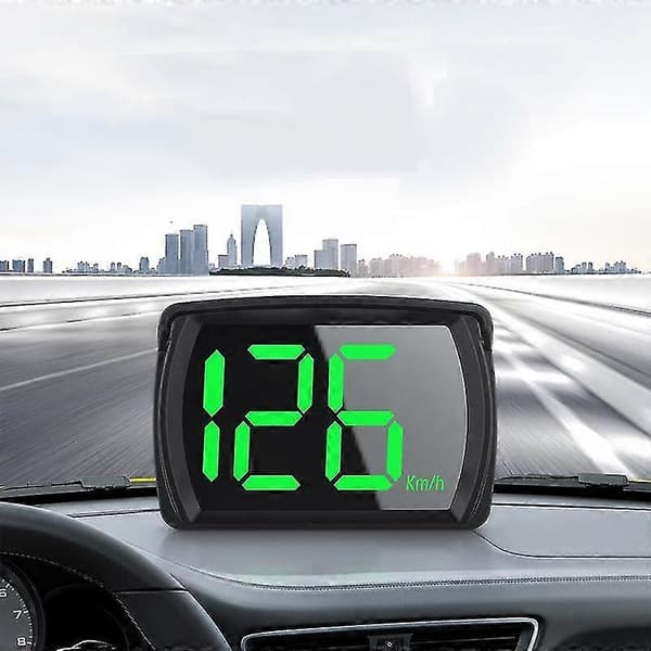 Bil Hurtigmåler Digital GPS Speedo Hastighet MPH HUD Head Up Display Hurtigmåler Universal