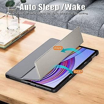Smart läderfodral för Xiaomi Redmi Pad Pro 12.1 (grå)