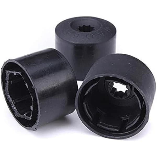 QD-20 Hjulmutterdeksel 17mm Kompatibel med VW Golf Mk4 Passat Audi Beetle, A