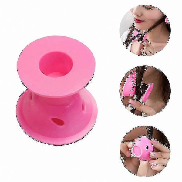 Soft Silicone Hair Rollers, 24-pack Rubber Magic Rollers for Styling, DIY Hair Care Tool for Curling