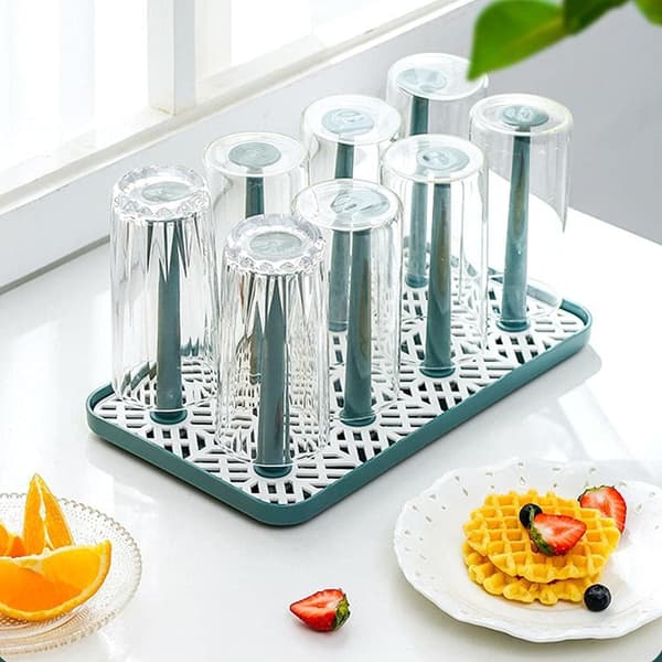 Cup Drain Water Cup Rack Bottle Drying Rack Cup Shelf Cup Hanger Drain Rack Cup Storage Cup Rack Cup Organizer Glass Drying