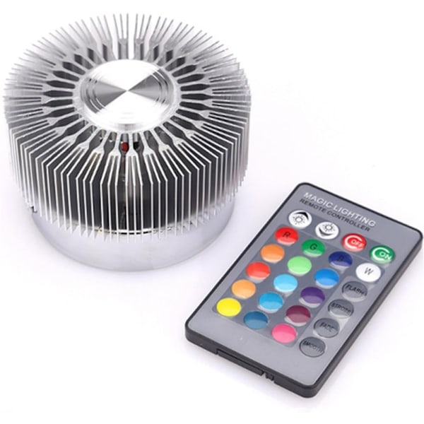 FeiliandaJJ LED Vägglampa RGB Solros 360 Grader Ihålig Cylinder Färgrik Lampa