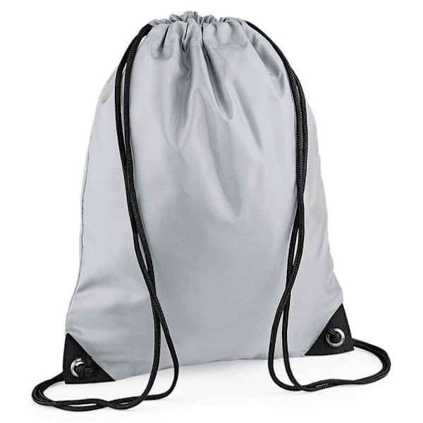 Bagbase Premium snørepose One Size Lysegrå Lysegrå One Size Light Grey Light Grey