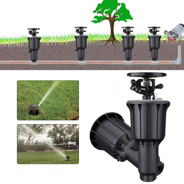 MAXI-PAW Sprinkler / Spindel / Gräsbevattning - Hel eller delvis cirkel