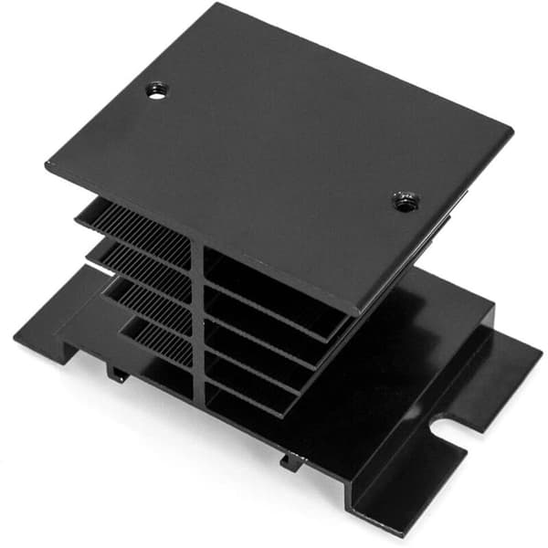 Ny aluminiumkøleplade køling solid state relæ SSR køler til SSR-10A, 25A, 40A Longziming