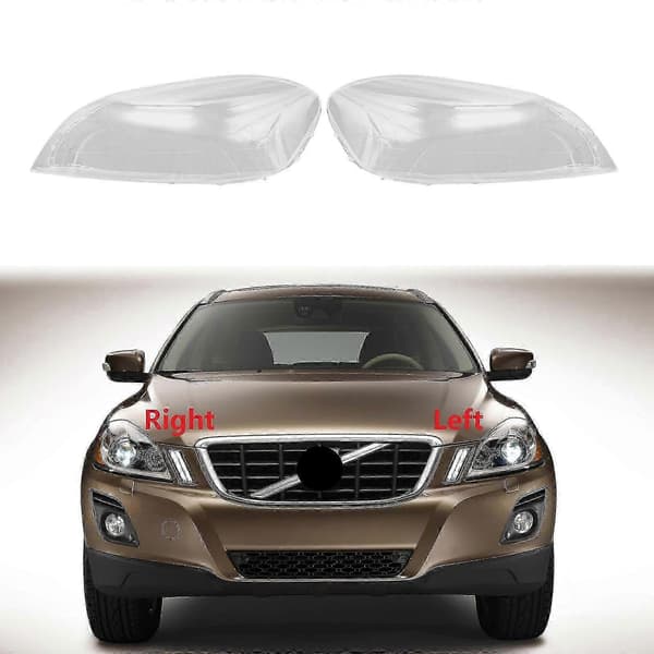 For XC60 2009 2010 2011 2012 2013 Venstre frontlysdeksel Lampeskjerm Transparent linsedeksel Frontlysbeskyttelse