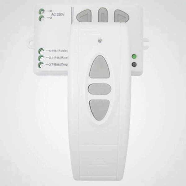 JW-T02 AC 220V Motor Wireless Remote Control Switch Up Down Stop Tubular Motor Controller Forward Backward TX RX Locked
