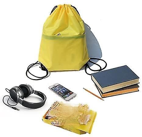 Sports Cord Bag, Drawstring Backpack, Gym Training Bag, Waterproof Storage Bag