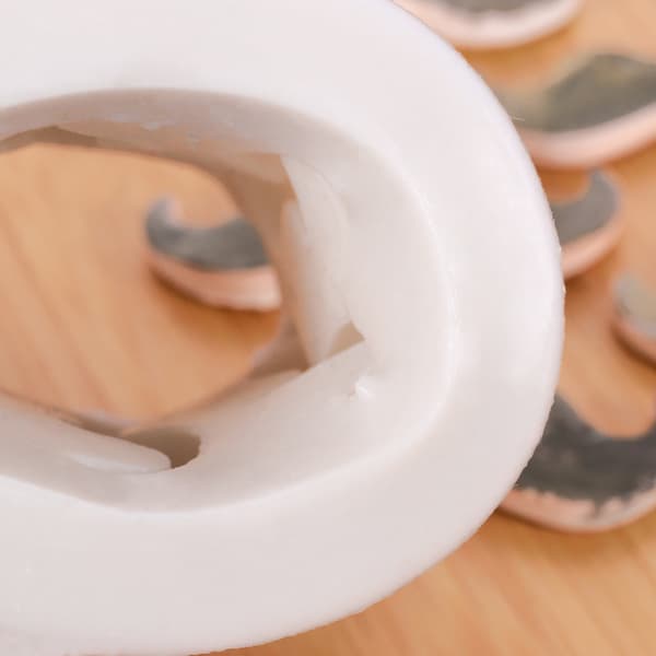 Fairly Odd Novelties Funny Mustache Beard Silicone Mold for Chocolate Candy Gum Paste Cake Decorating Jello Sugar Ice Cube