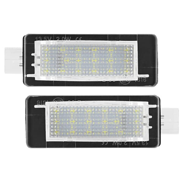 2 stk. fejlfri LED-nummerpladelys passer til Dacia Duster 2010-2015