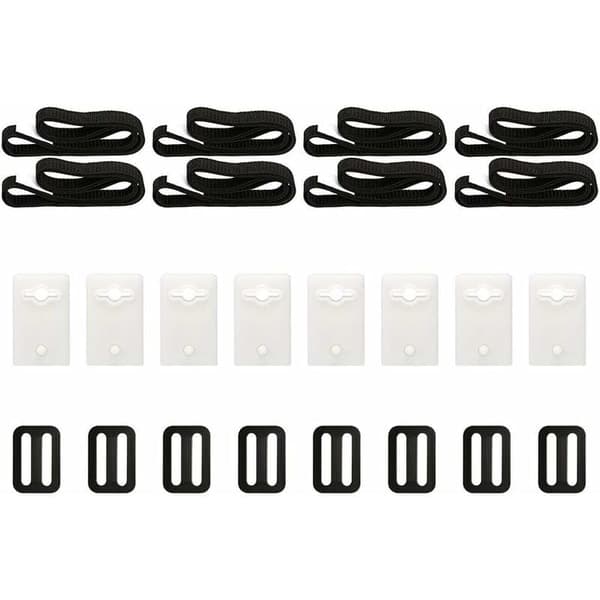 Pool Solar Cover Strap Kit - 8 stropper til solafdækning til pool - Kompatibel med de fleste mærker - Størrelse: 8 dele