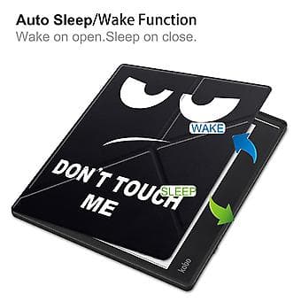 Malet Læder Smart Tabletcover Til Kobo Elipsa 2E (Big Eye ME)