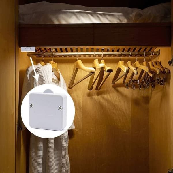 2 pcs Cabinet Wardrobe Switch 2A/250V White for Various Lighting Fixtures