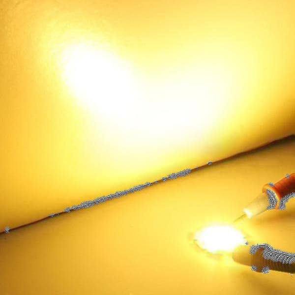 3W COB Høy Effekt Super Lys Lampe Perle Led Chip Varmhvitt Lys