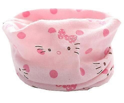 Forår/efterår/vinter Bufandas Bomuld Lic Baby Dejlig O Ring Halstørklæde pink kat