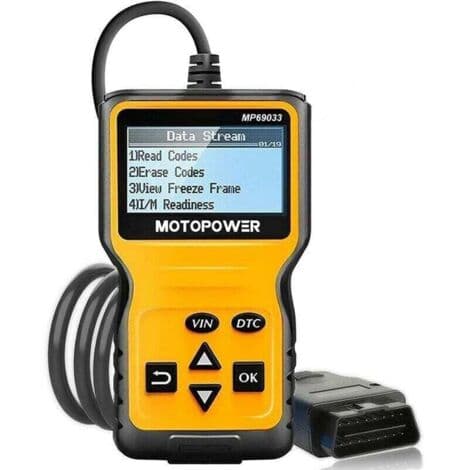 OBD2 Scanner, Universal Engine Fault Code Reader, CAN Diagnostic Tool for All Cars with OBD-II Protocol