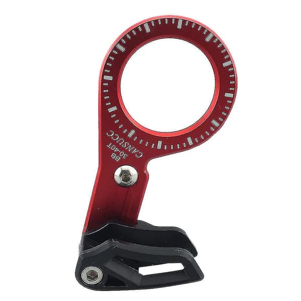 Cansucc Bicycle Chain Guide Aluminum Alloy Mount Chain For 30-40t Red