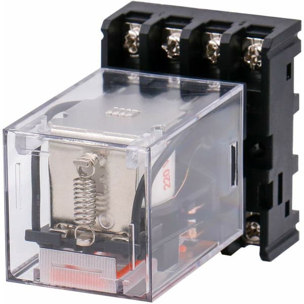 MK2P-I AC 220V Coil DPDT 8 Pin Relay with PYF83A Plug-in Terminal Socket