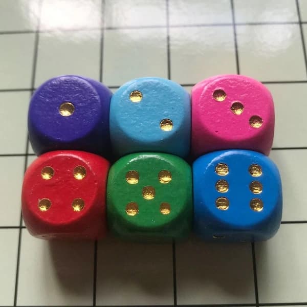 Wine Making Dice Wooden Dice TYPE B TYPE B Type B