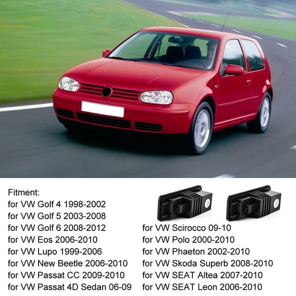 2 stk LED-nummerskiltlys til Golf 4 1998-2002