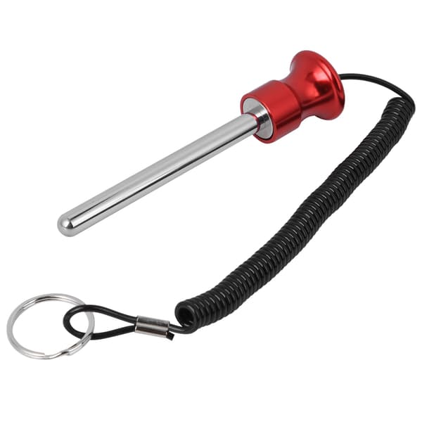 Magnetic Weight Stack Pin with Lanyard Strength Training Equipment Accessory Red