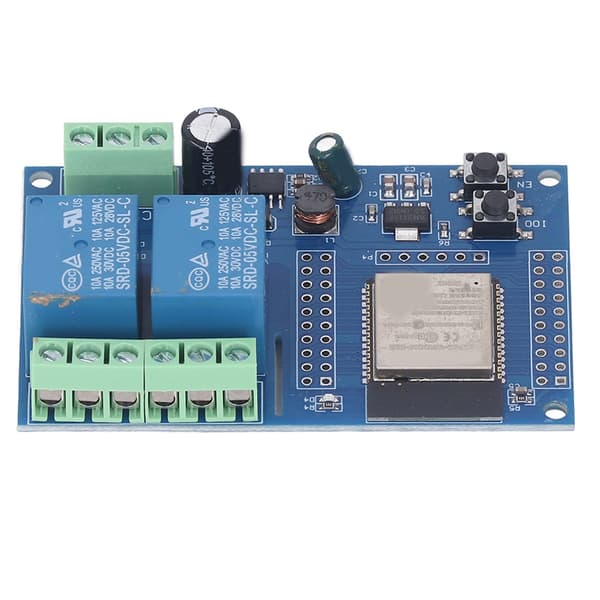 Relémodul 4 M Byte Flash Programmerbare Taster Dobbel Relémodul for Sekundær Utviklingslæring DC5-60V