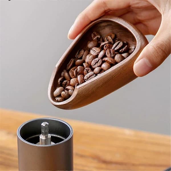 2 Pcs Coffee Bean Dosing Cup Weigh Coffee Bean Container Wooden Weigh Container Coffee Scoop Coffee As Shown