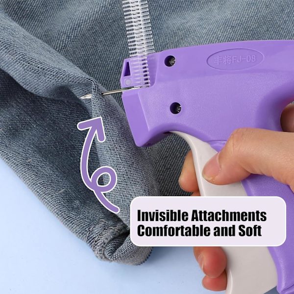 Klädsömnadspistol, Klädetikettpistol, Mini Klädsömnadspistol, Klädsömnadspistol Purple