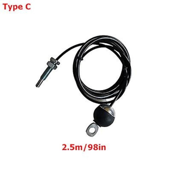 2m-5m Gym Kabeltråd Rep Heavy Duty Stål Ersättningsdelar För Hem Gym Fitness Kabeltrissa Tillbehör Dia 5mm TypeC-2.5M