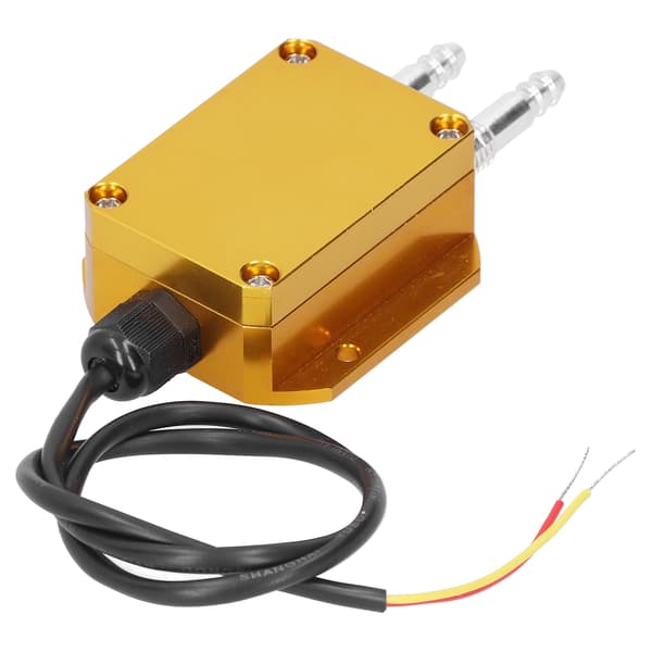 Vindtrykktransmitter Gul Mikrotrykk Differensialtrykksensor DC24V 4-20mA 0-300pa