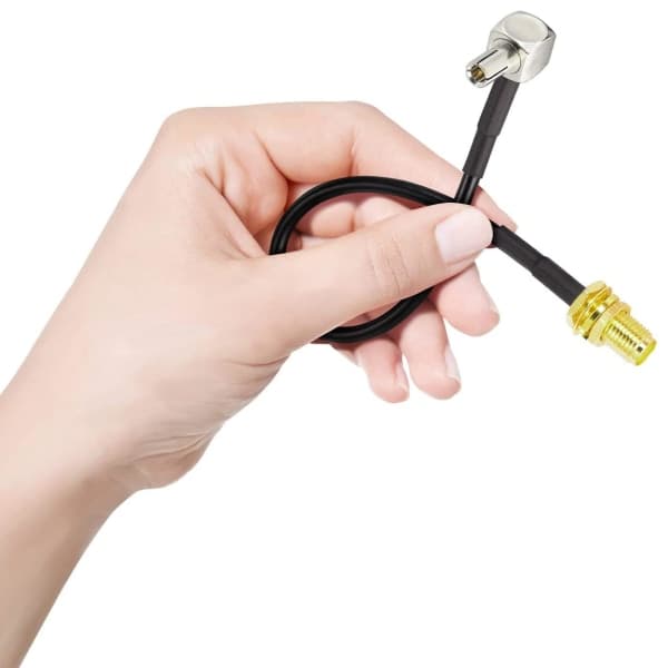 4g antenne lille hun til Ts9 han adapterkabel 15cm 2stk til ekstern antennerouter E5372 E5577 E