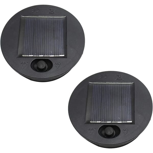 2-pack Solar Lantern Replacement for Outdoor Hanging Lanterns, LED Solar Lamp Replacement with Battery Box, Easy to Install, Professional