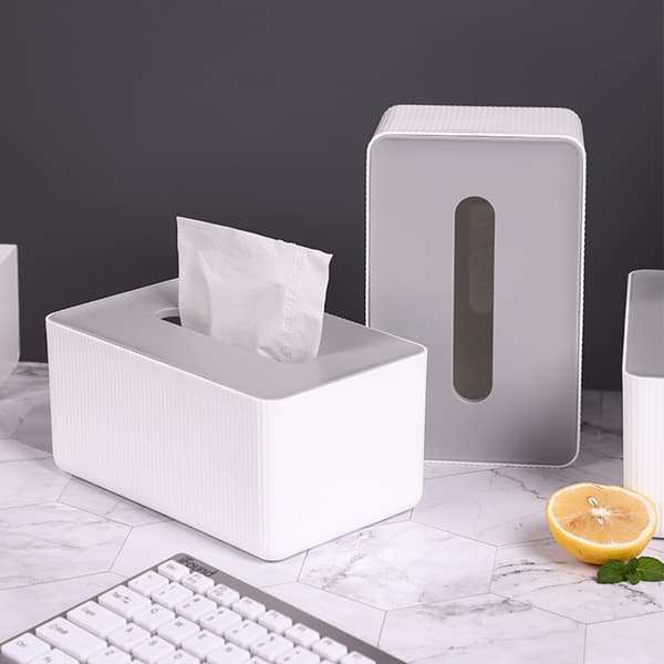 Tissue Box 1 pc Square Tissue Box Cover Tissue Holder, Used for Bedroom Dressing Table, Nightstand, Bathroom Counter