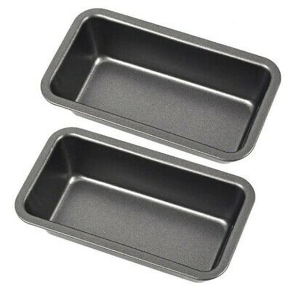 2 stk. Bageforme til Brød, Non-stick Kulstofstål Brødform Brødplade Toastform Kagebrød Bagværk Toast Bo-FA7-